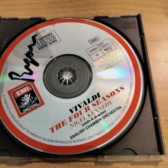 Vivaldi The Four Seasons CD Nigel Kennedy English Chamber Orchestra - Picture 5 of 5